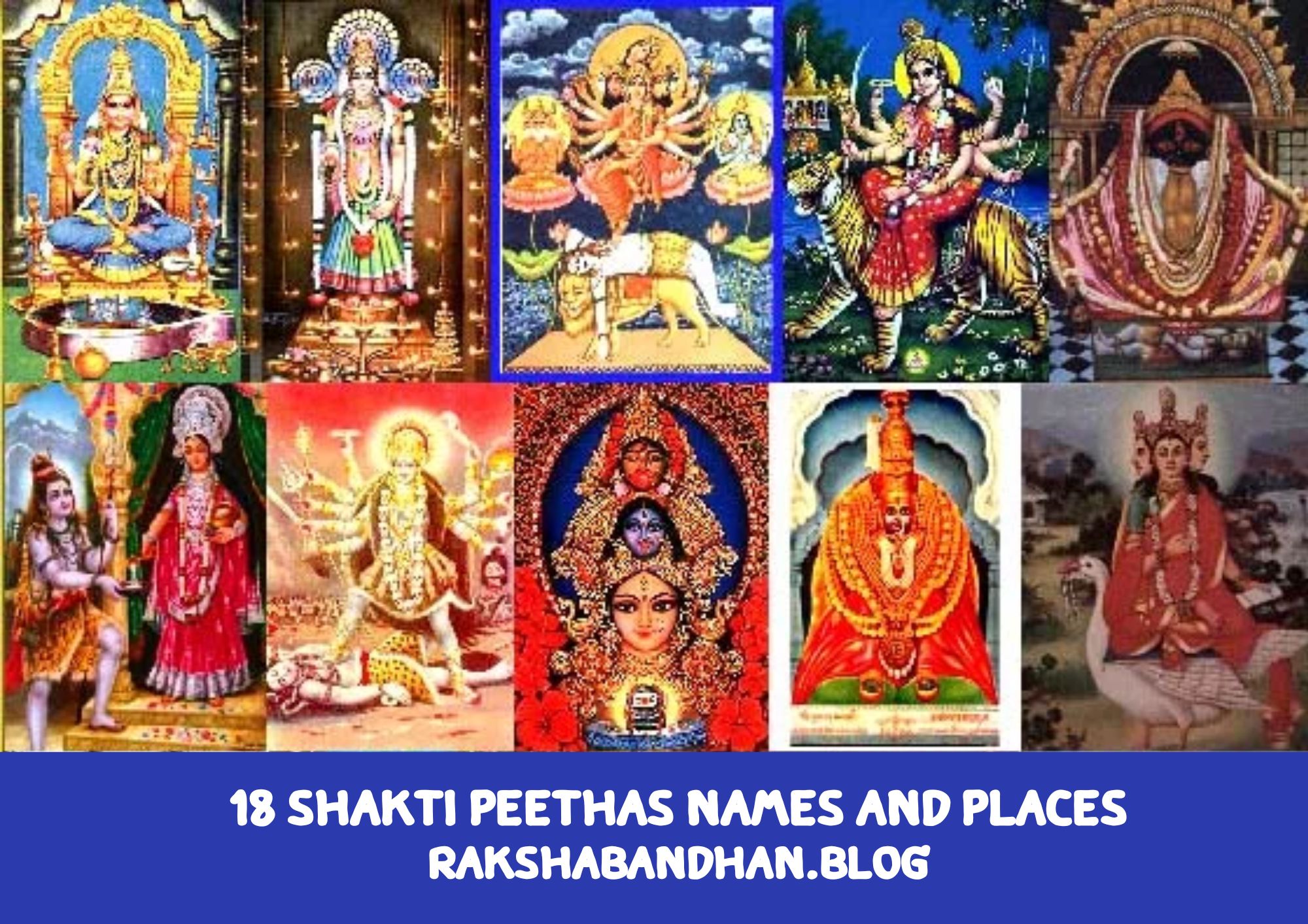 18 Shakti Peethas List - 18 Shakti Peethas In India Names And Places